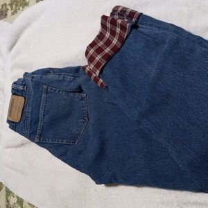 Eddie Bauer Flannel Lined Jeans